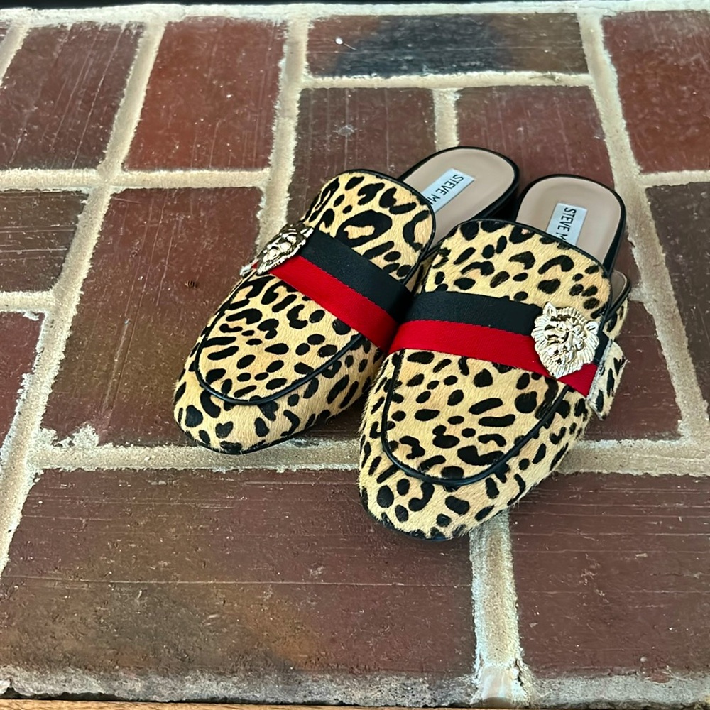 Steve Madden Cheetah Print Mules